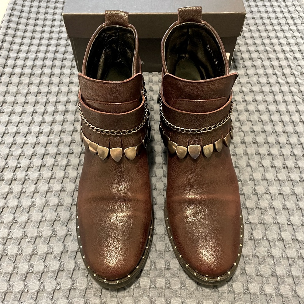 Freda Salvador Espresso ’Star’ Bootie 37 1/2